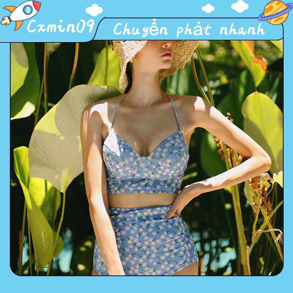 RisingGirl Phụ Nữ Dây Bikini Cao Cấp Hai Mảnh Áo Tắm Thời Trang Đi Biển Mùa Hè Thể Thao Lướt Sóng