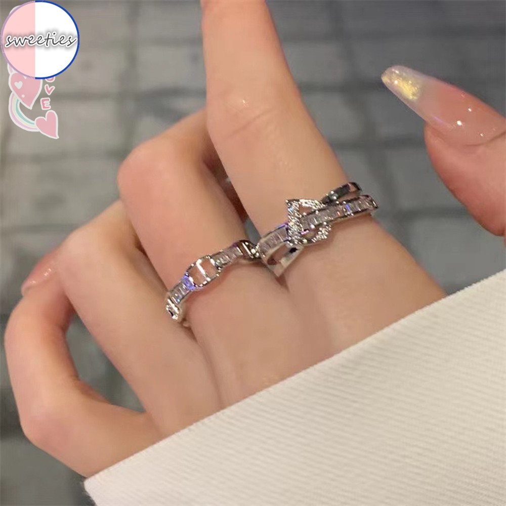 Nhẫn Hở ĐíNh Đá LấP LáNh