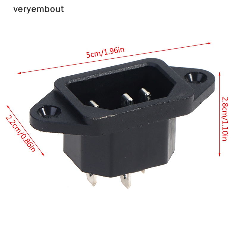 Ổ CắM NguồN ĐiệN ut AC-04 250V 10A 3-pin Cho Xe Hơi / MáY TíNh