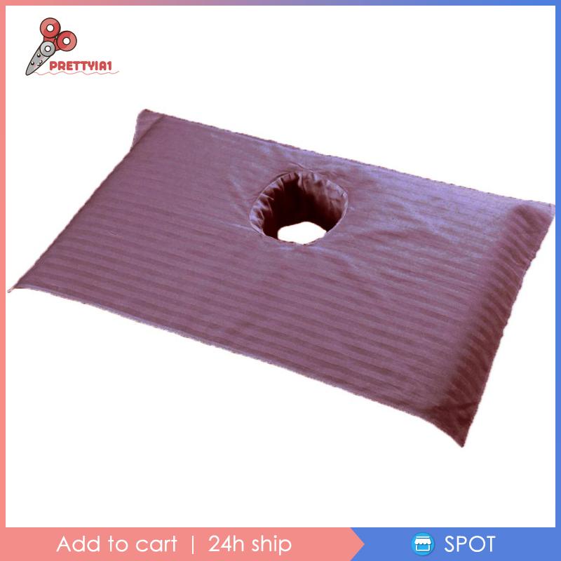 [Prettyia1] Ga Trải Giường Mát Xa Chia Lỗ Mặt Màu Trắng