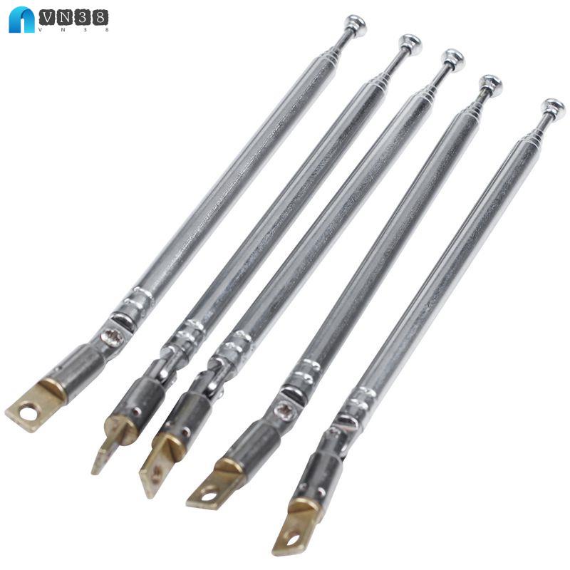 Bộ 5 Ăng Ten Radio AM FM Dài 32cm Có Thể Thu Gọn Xoay 180 Độ 5 Khúc