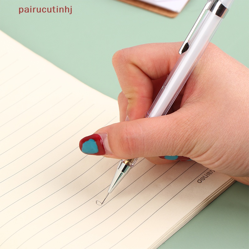 Cặp Bút Chì Bấm Ngòi 0.3 0.5 0.7 0.9mm Trong Suốt Đơn Giản