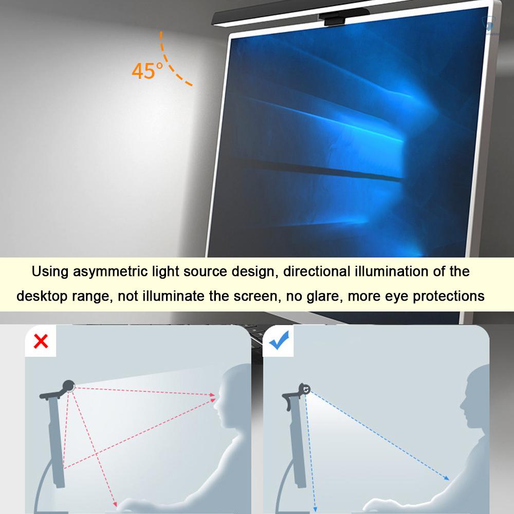 (laptvn) Đèn LED Đọc Sách Bảo Vệ Mắt Màn Hình Máy Tính USB Không Hạ Tốc Độ