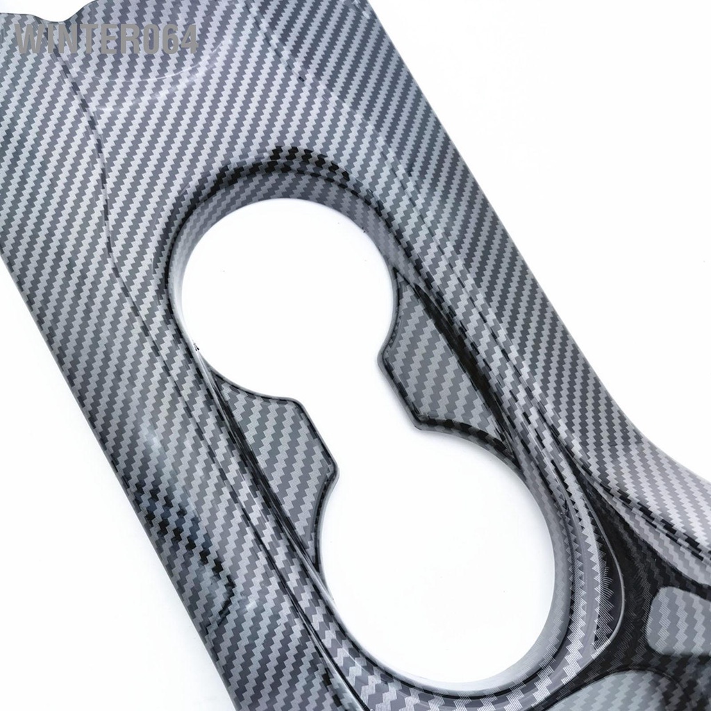 Winter064 Tay Cầm Cốc Bao ABS Sợi Carbon Phong Cách Nước Viền Miếng Dán Thay Thế Cho Tràng Hoa