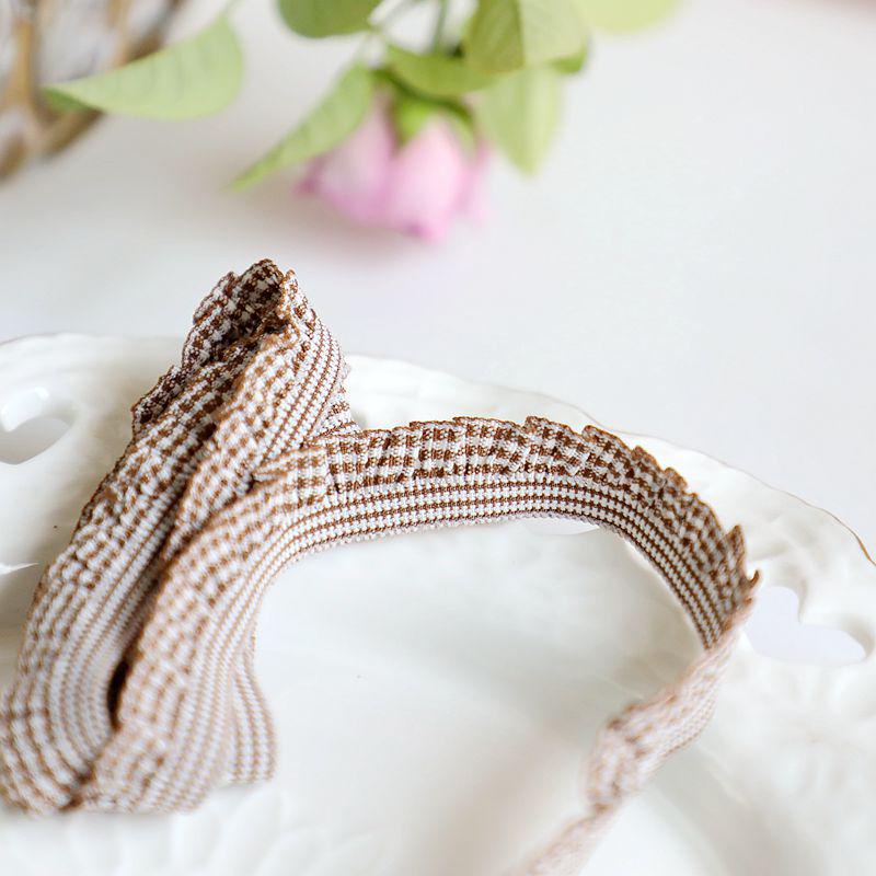 Vải Ren Phối Bèo Co Giãn 1M Dùng May Rèm / Trang Trí Ghế Sofa