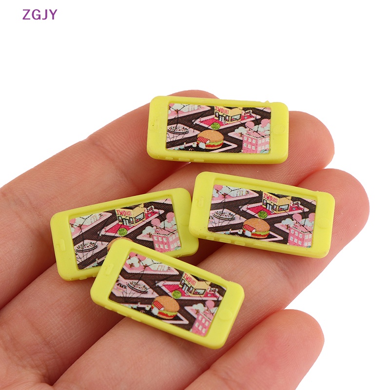 Set 5 Điện Thoại Mini Trang Trí Nhà Búp Bê Mới