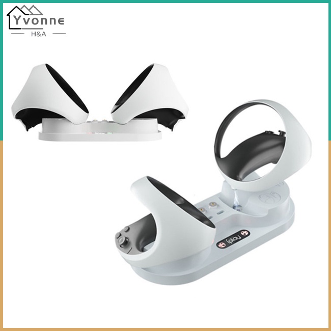 One Đế Sạc Tay Cầm Điều Khiển Chơi Game Ps5 Vr2 Có Đèn Led Đứng