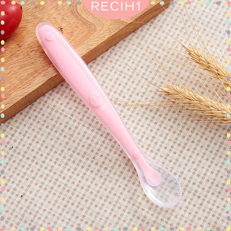 Bộ 5 Muỗng Silicone Cho Bé Tập Ăn