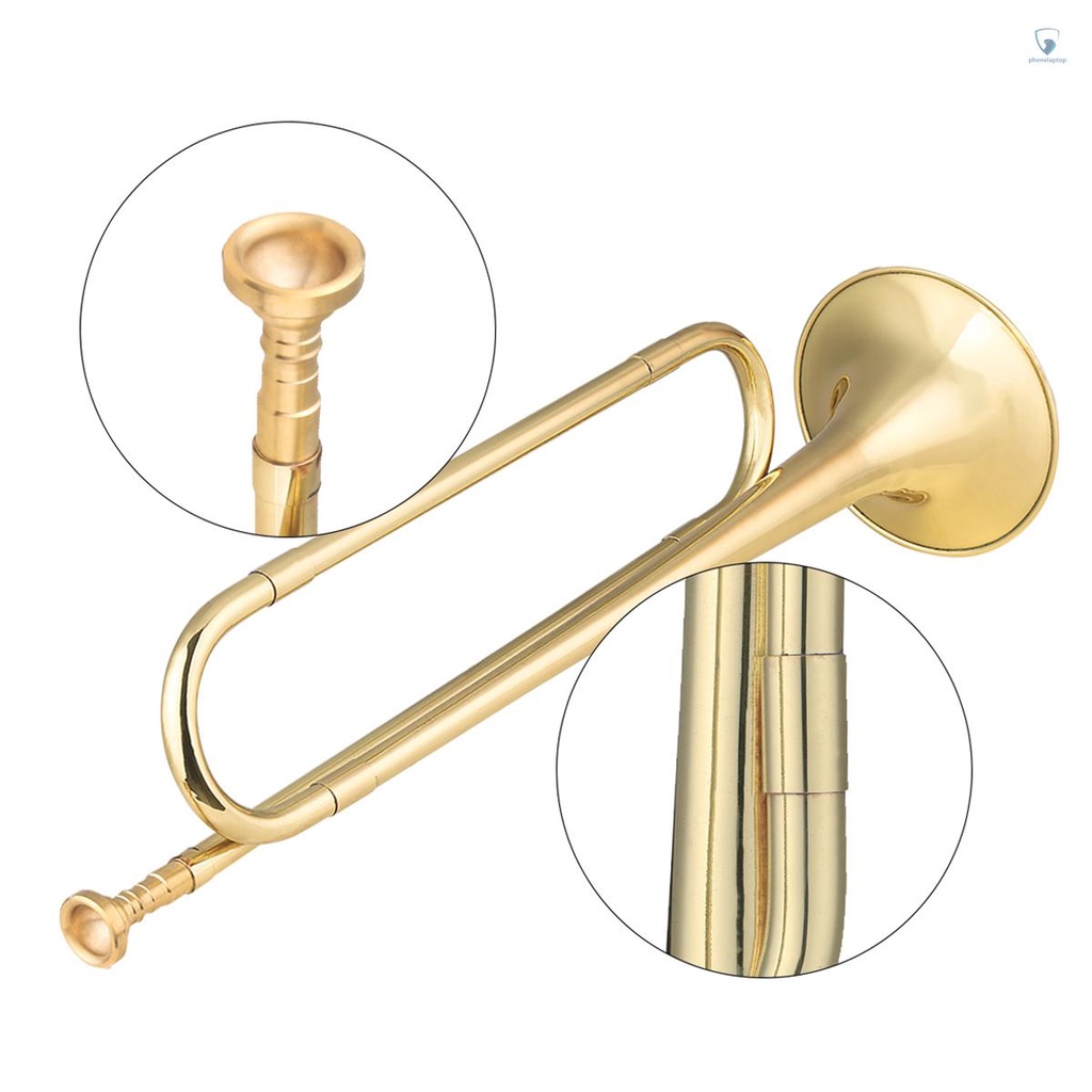 Kèn Trumpet Bằng Đồng Thau Mạ Vàng 18.7 Inch Dành Cho Người Mới Bắt Đầu