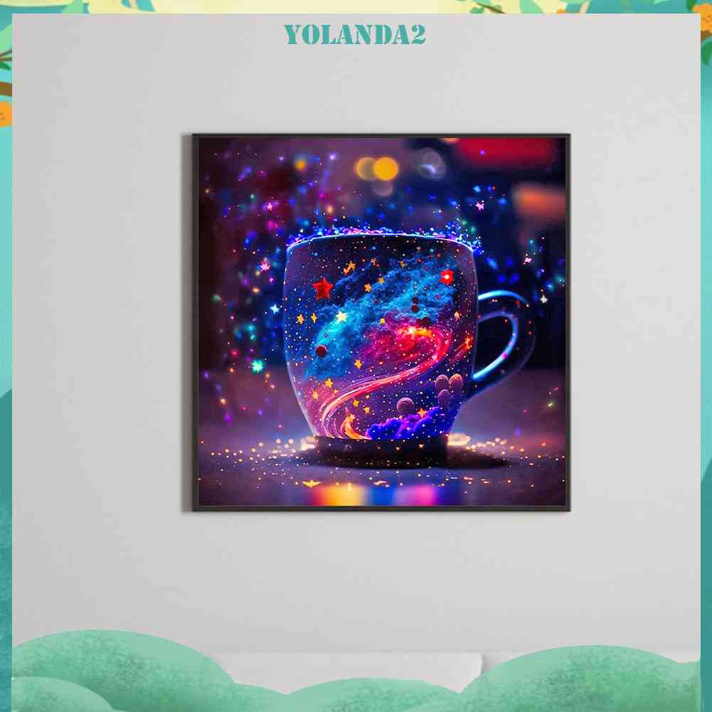 Bộ Tranh Đính Đá 5D Họa Tiết Bầu Trời Đầy Sao Độc Đáo DIY Dùng Trang Trí Nhà Cửa