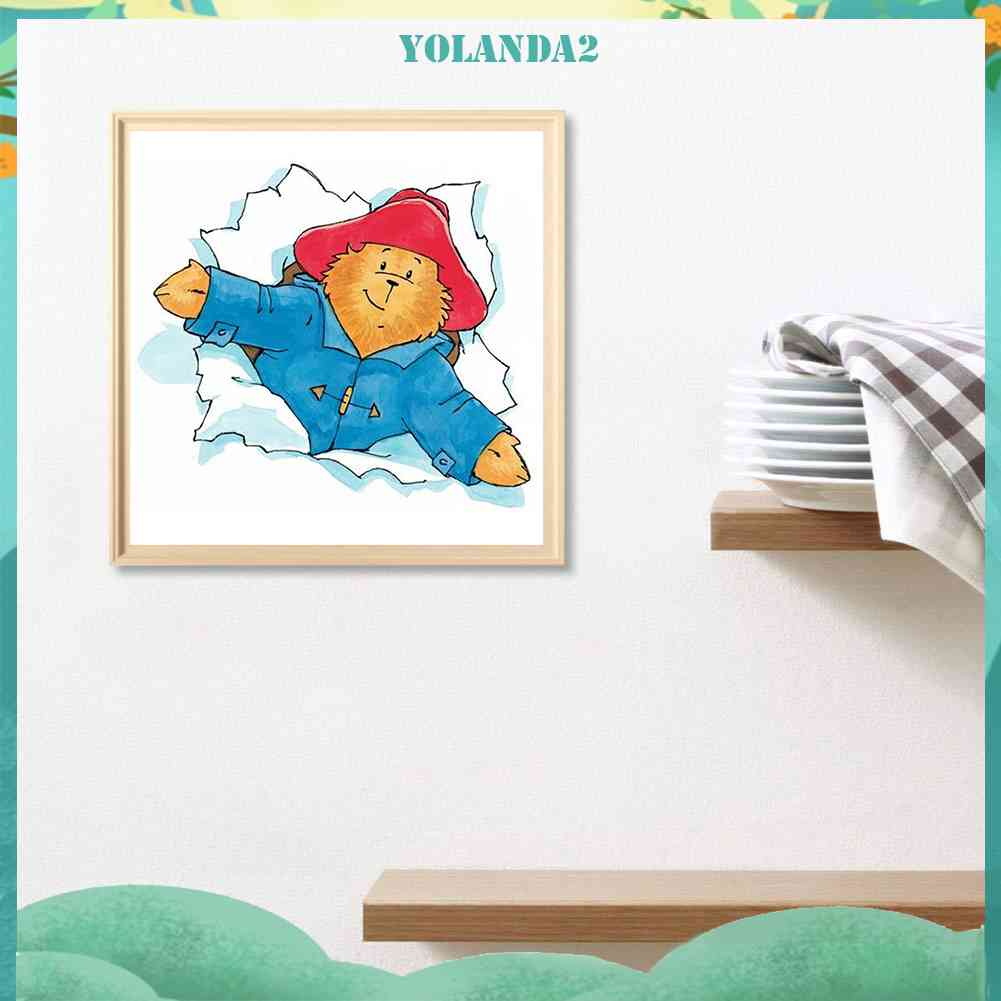 Bộ Tranh Đính Đá 5D Họa Tiết Bia Hoạt Hình Độc Đáo Diy Dùng Trang Trí Nhà Cửa