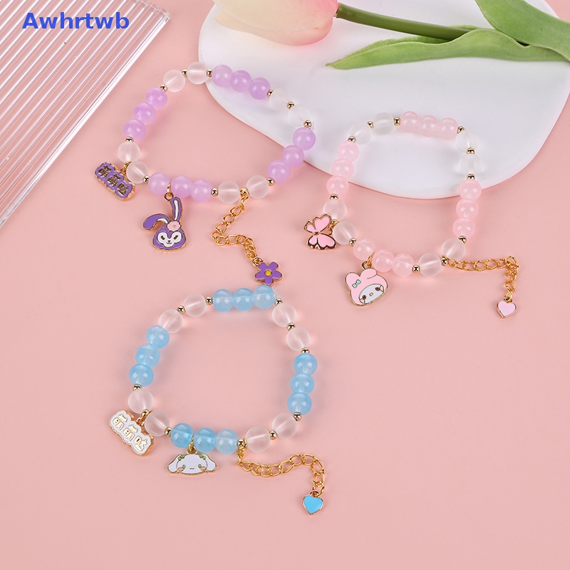 Vòng Tay Dây Buộc Tóc Cặp Đôi Họa Tiết Hoạt Hình Kuromi Hellokitty Mymelody Cinnamoroll Dễ Thương Làm Quà Tặng Cho Học Sinh Nữ