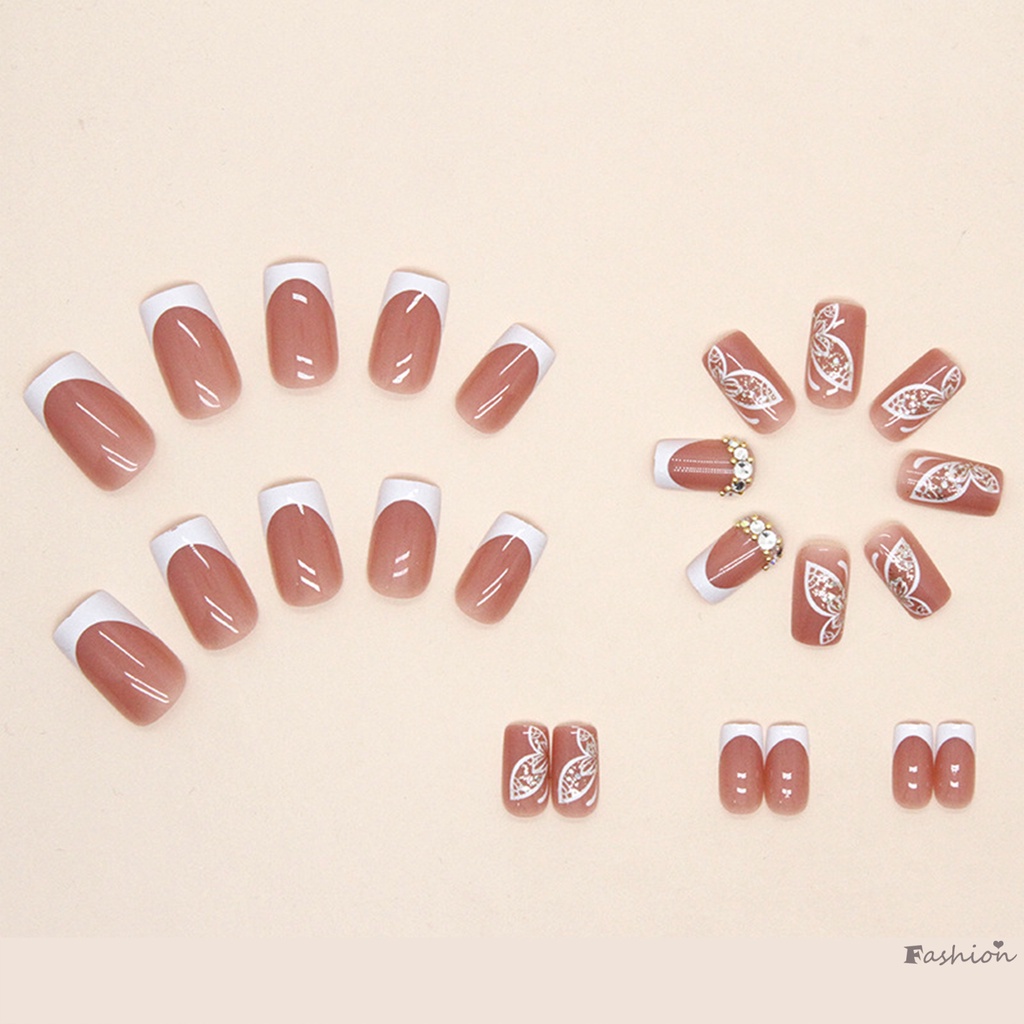 Móng Tay Giả Hình Vuông Nhiều Màu Quyến Rũ Và Quyến Rũ