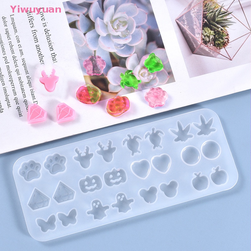 Khuôn Silicon Làm Bông Tai Đồ Trang Sức Mini DIY Mới