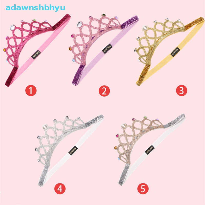 Băng Đô Hình Vương Miện Mềm Mại Co Giãn Dành Cho Trẻ Em