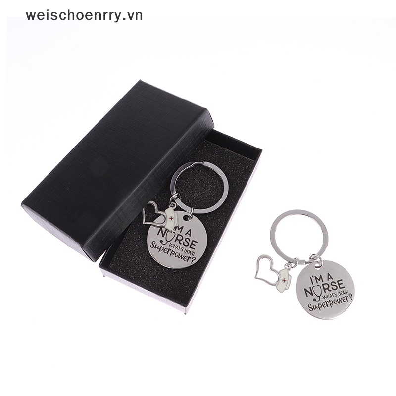 1 Móc Chìa Khóa Có Khắc Chữ I 'M a Nurse Độc Đáo DIY