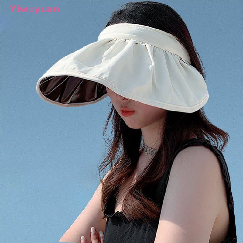 Mũ Chống Nắng Vành Rộng Chống Tia UV Có Thể Gập Lại Thời Trang Đi Biển Mùa Hè Mới Cho Nữ