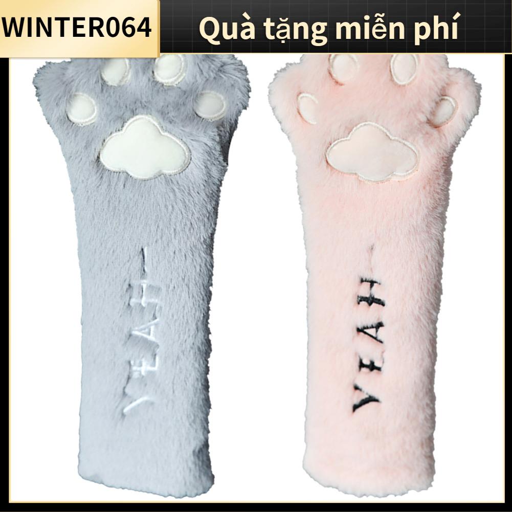 Winter064 Dễ Thương Dây An Toàn Có Móng Vuốt Mèo Xuất Hiện Thoải Mái Mềm Mại Sang Trọng Xe Hơi Đeo Dành Cho Nữ