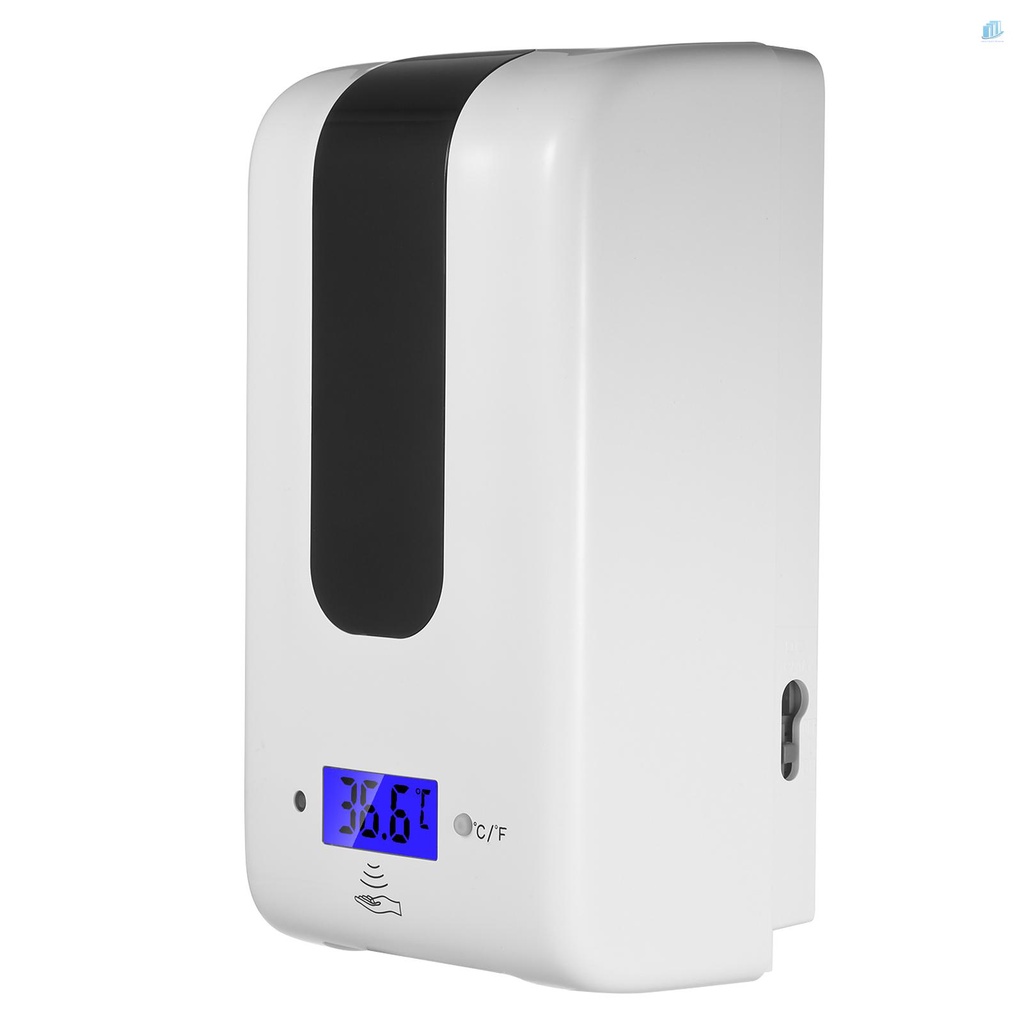 Máy Phân Phối Bọt Tự Động (s2mwvn) Với Nhiệt Kế °C/°F Hộp Đựng Xà Phòng Tạo Bọt Sử Dụng Pin Không Tiếp Xúc 1200ML