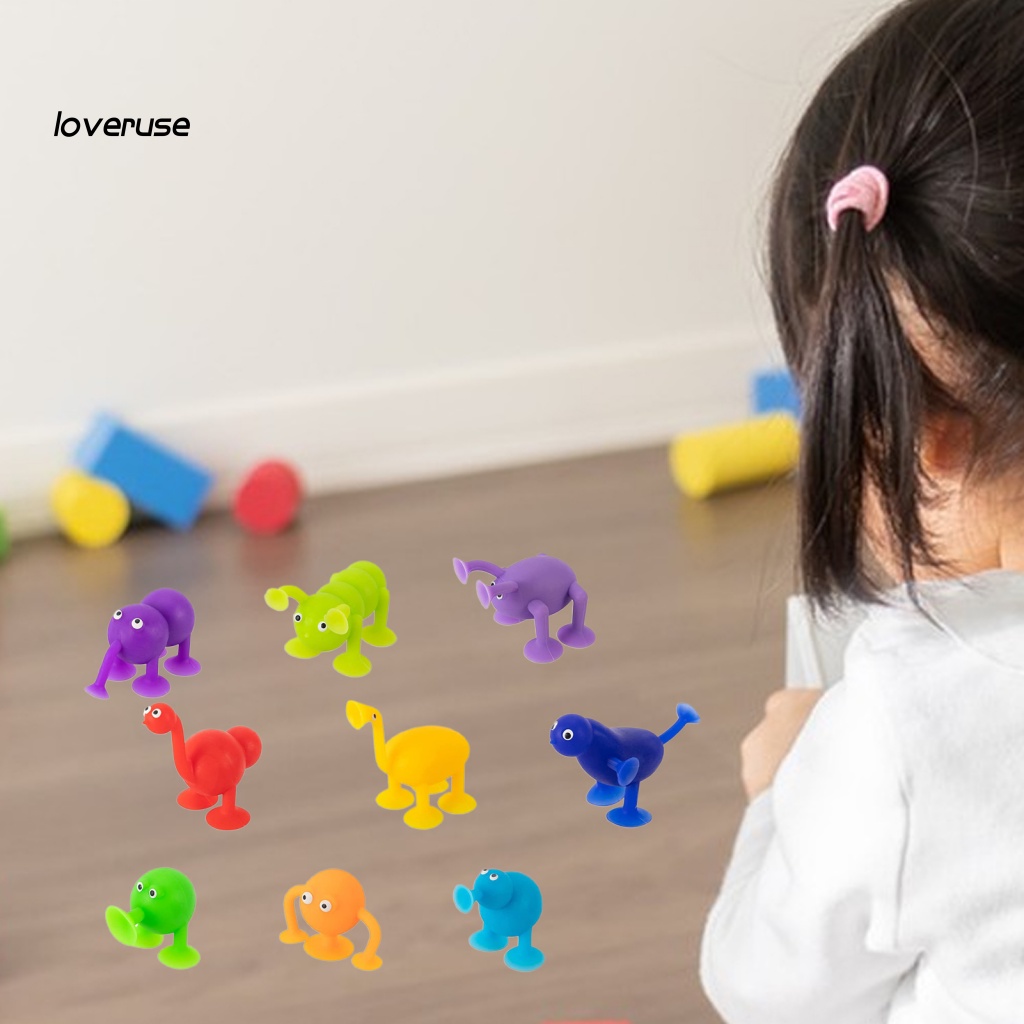 Set 2 Mô Hình Con Rối Giác Hút Nhiều Màu Sắc Cho Bé