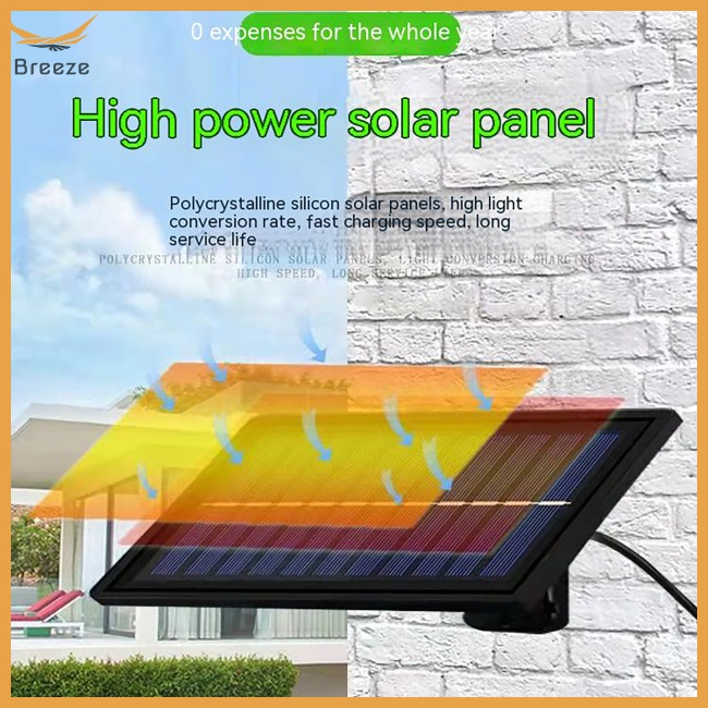 Đèn Năng Lượng Mặt Trời Chống Thấm Nước Kèm Điều Khiển Từ Xa Tiện Dụng Trang Trí Gara Sân Vườn