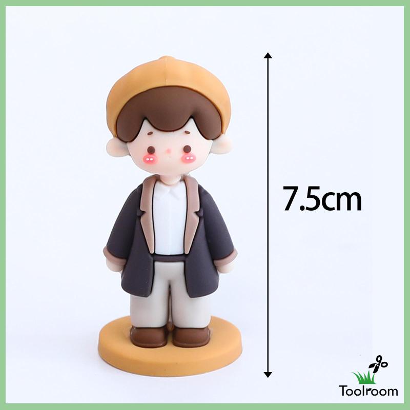 [Toolroom] Tượng Người Dùng Trang Trí Bánh Kem Để Bàn / Sách / Ảnh