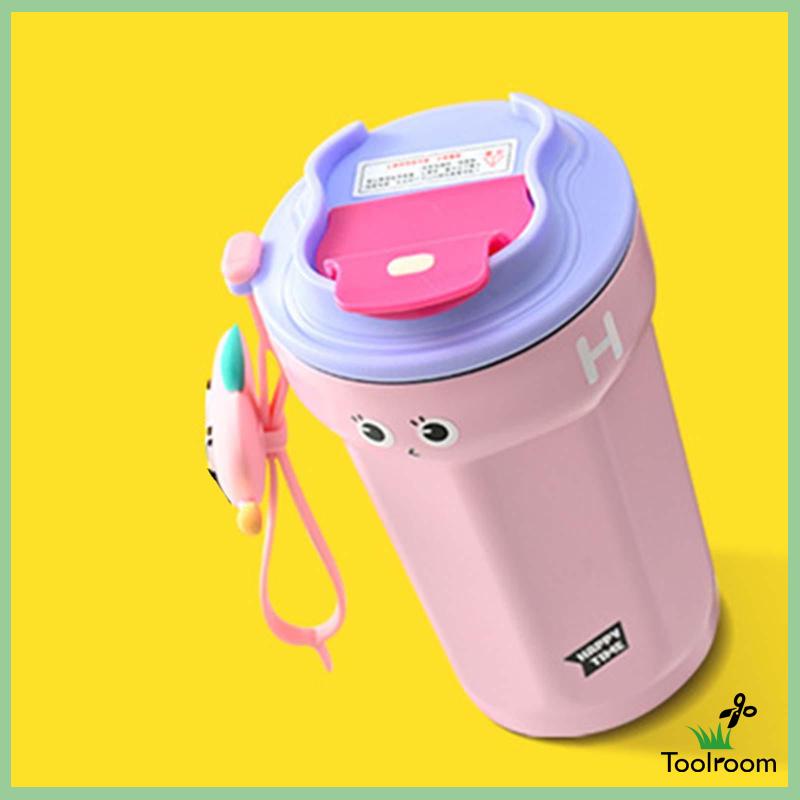 Bình Nước Giữ Nhiệt 450ml Có Nắp Đậy Tiện Dụng Mang Theo Du Lịch / Dã Ngoại