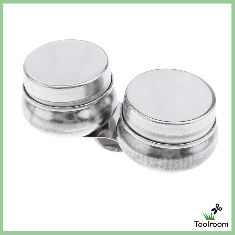 Kẹp Bảng Tròn Hai Lớp Bằng Thép Không Gỉ Tiện Lợi Dành Cho Gia Đình