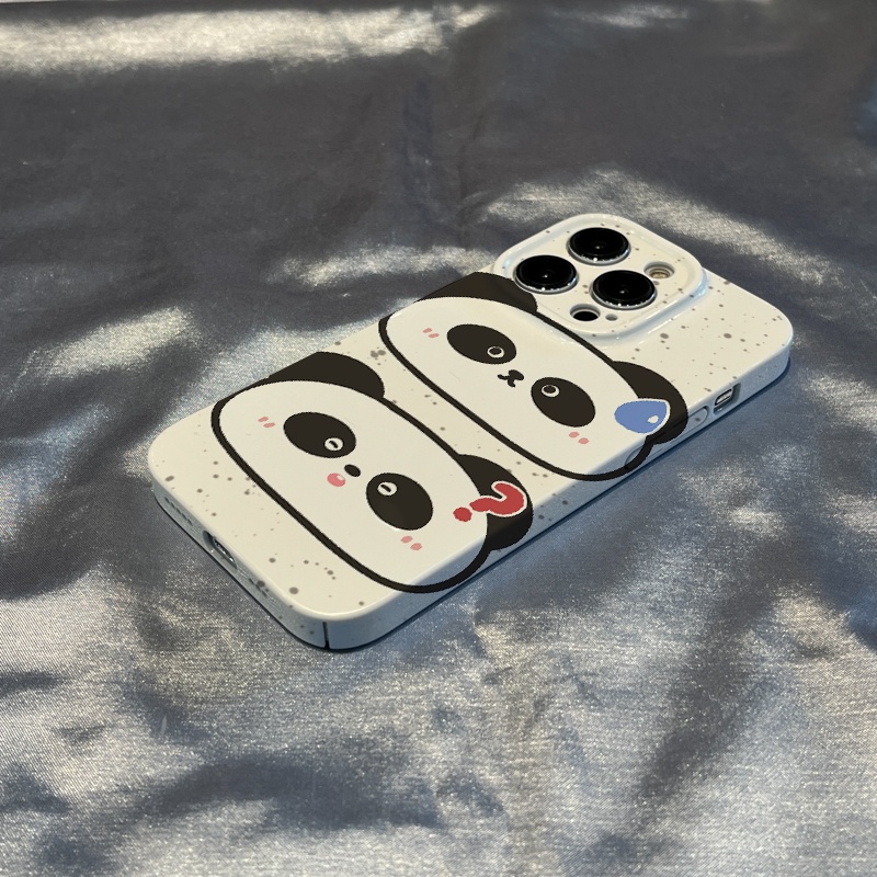 Ốp Điện Thoại Siêu Mỏng In Hình Gấu Hoạt Hình Vui Nhộn Cho Apple 14pro 78 12 Iphone13Max11 V86L