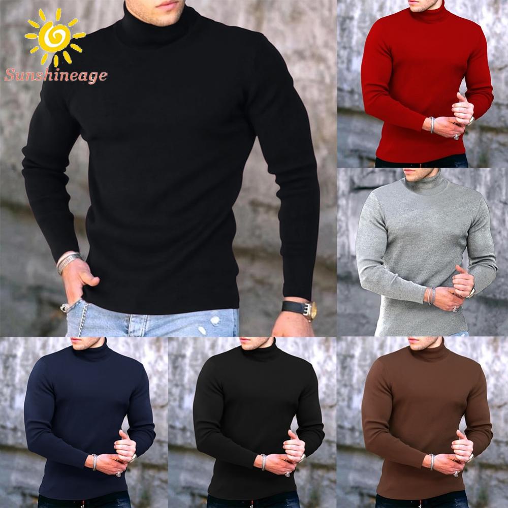 Áo Thun DàI Tay Cổ Lọ ThờI Trang Cho Nam