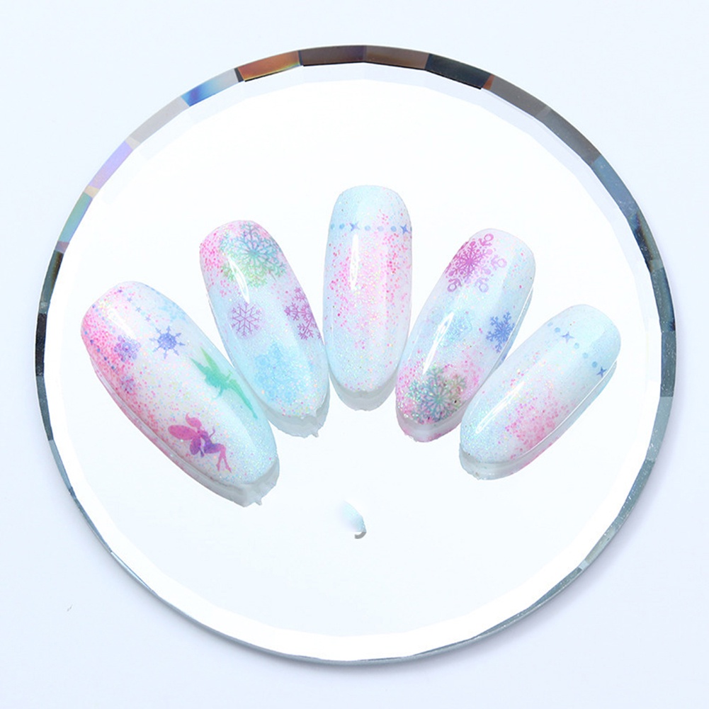 Bảng Trưng Bày Móng Tay Giả Bằng Kính Tráng Gương Màu Sắc