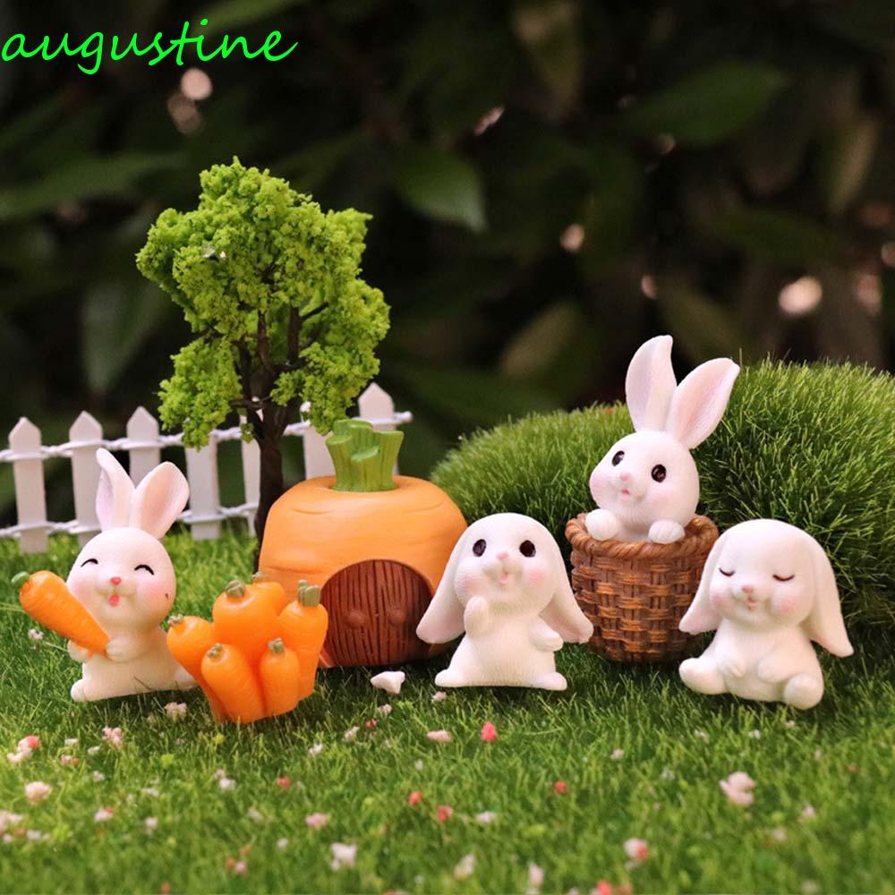 Mô Hình Cà Rốt / Động Vật Mini Bằng Nhựa Resin Trang Trí Tiểu Cảnh