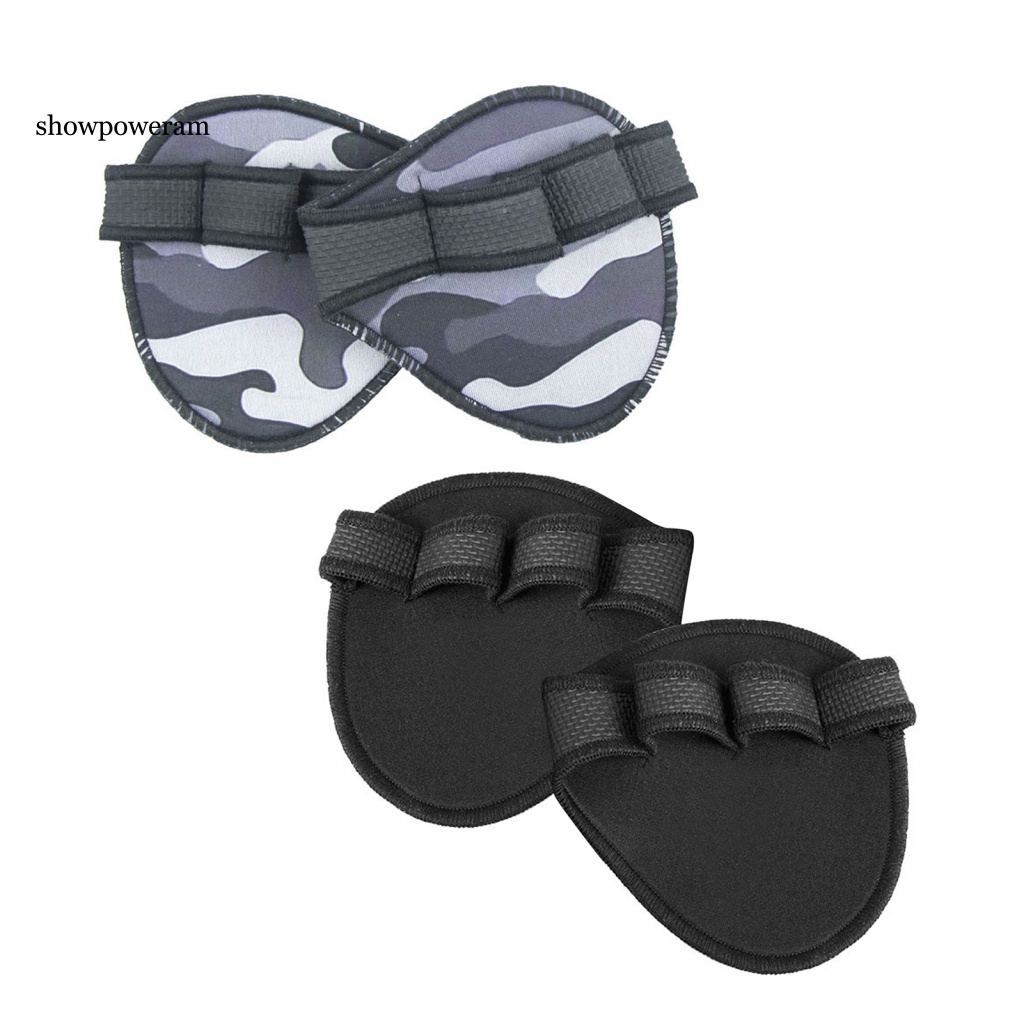 1 Cặp Găng Tay Hở Ngón Trọng Lượng Nhẹ Chống Trượt Hỗ Trợ Luyện Tập Thể Hình