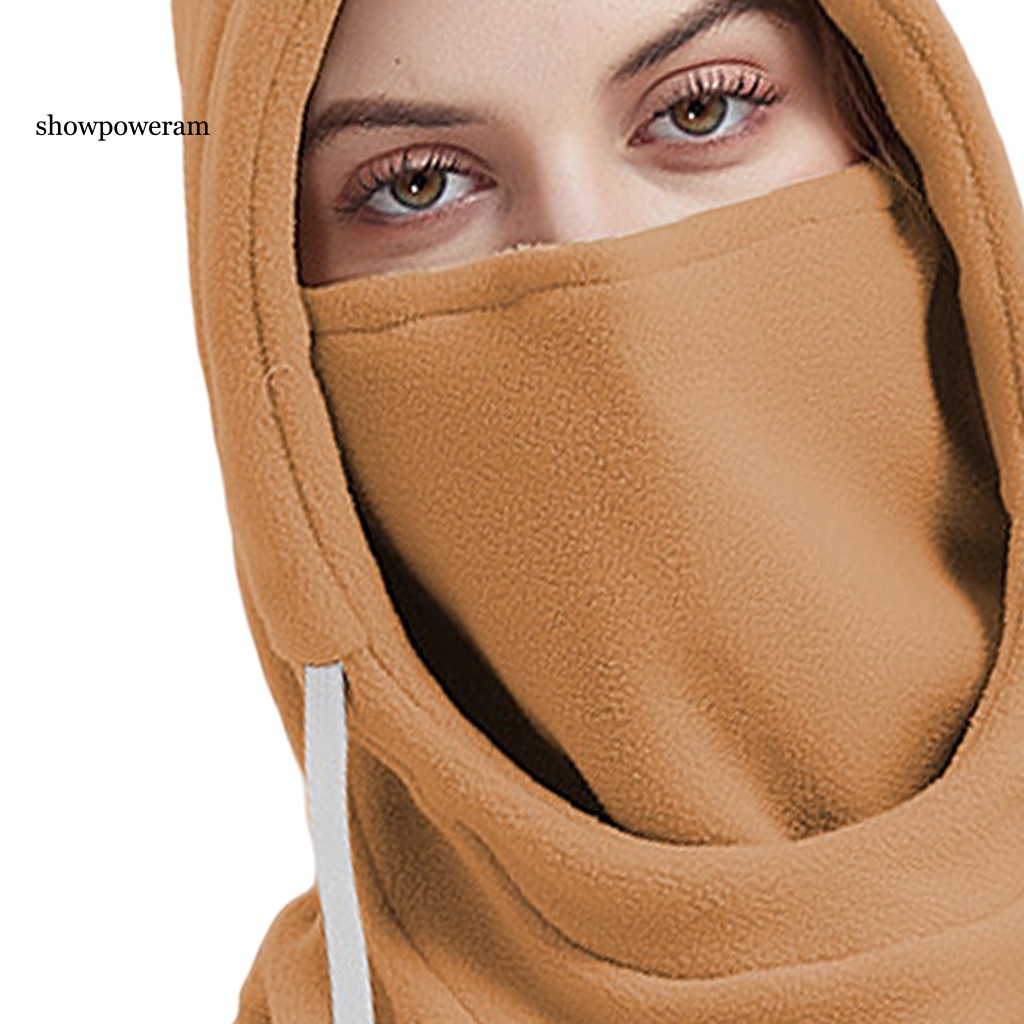 Mũ Giữ Nhiệt Che Phủ Mặt Chống Lạnh Bằng Vải Lông Cho Hoạt Động Ngoài Trời