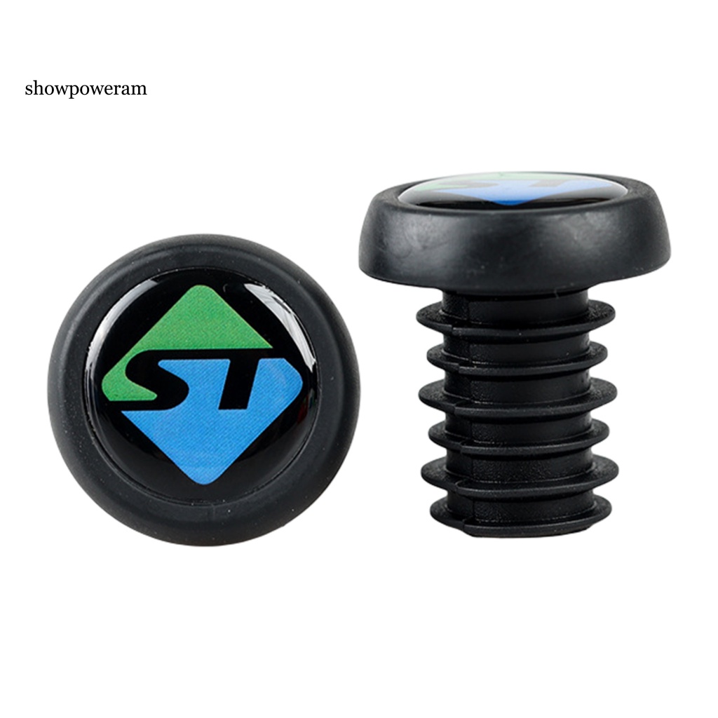 1 Cặp Nút Chắc Chắn Gắn Tay Lái Xe Đạp Chất Liệu Tpe Sturdy