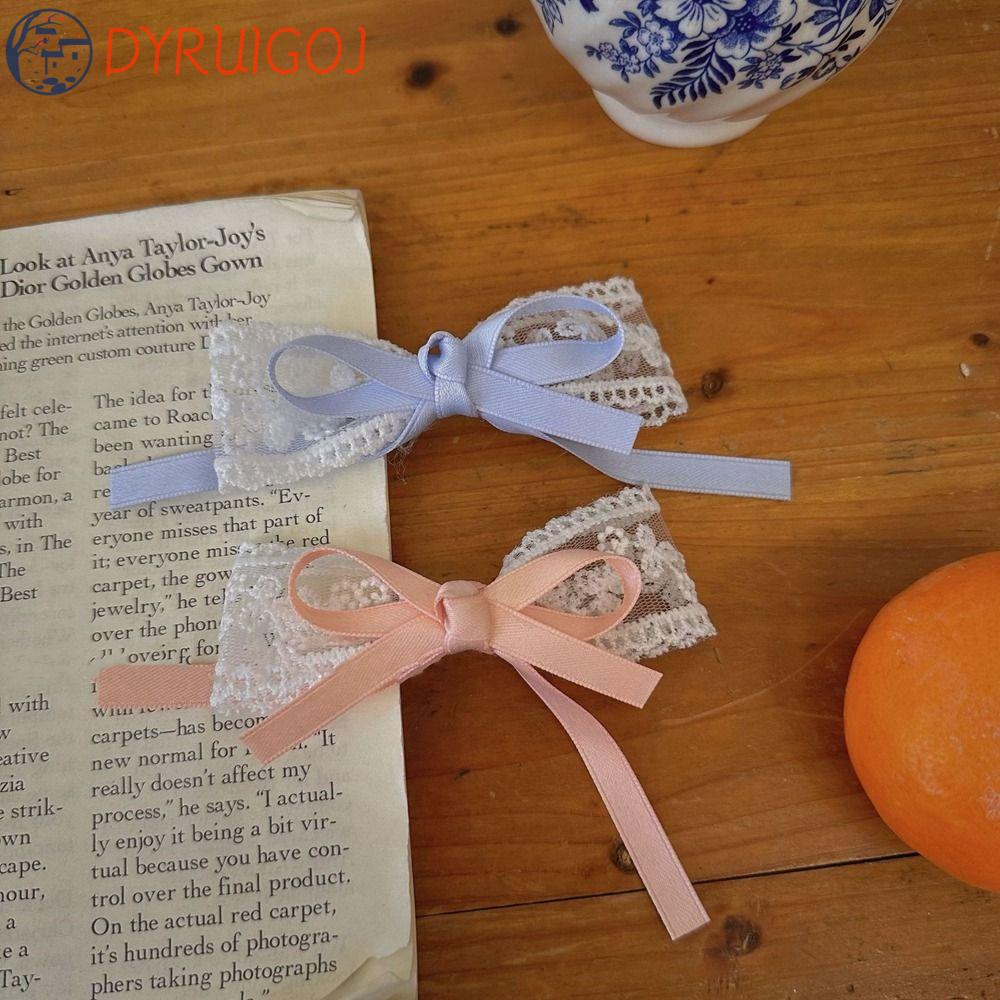 Kẹp Tóc Nơ Ruy Băng y2k Nhỏ Xinh Hình Học Dễ Thương Cho Nữ