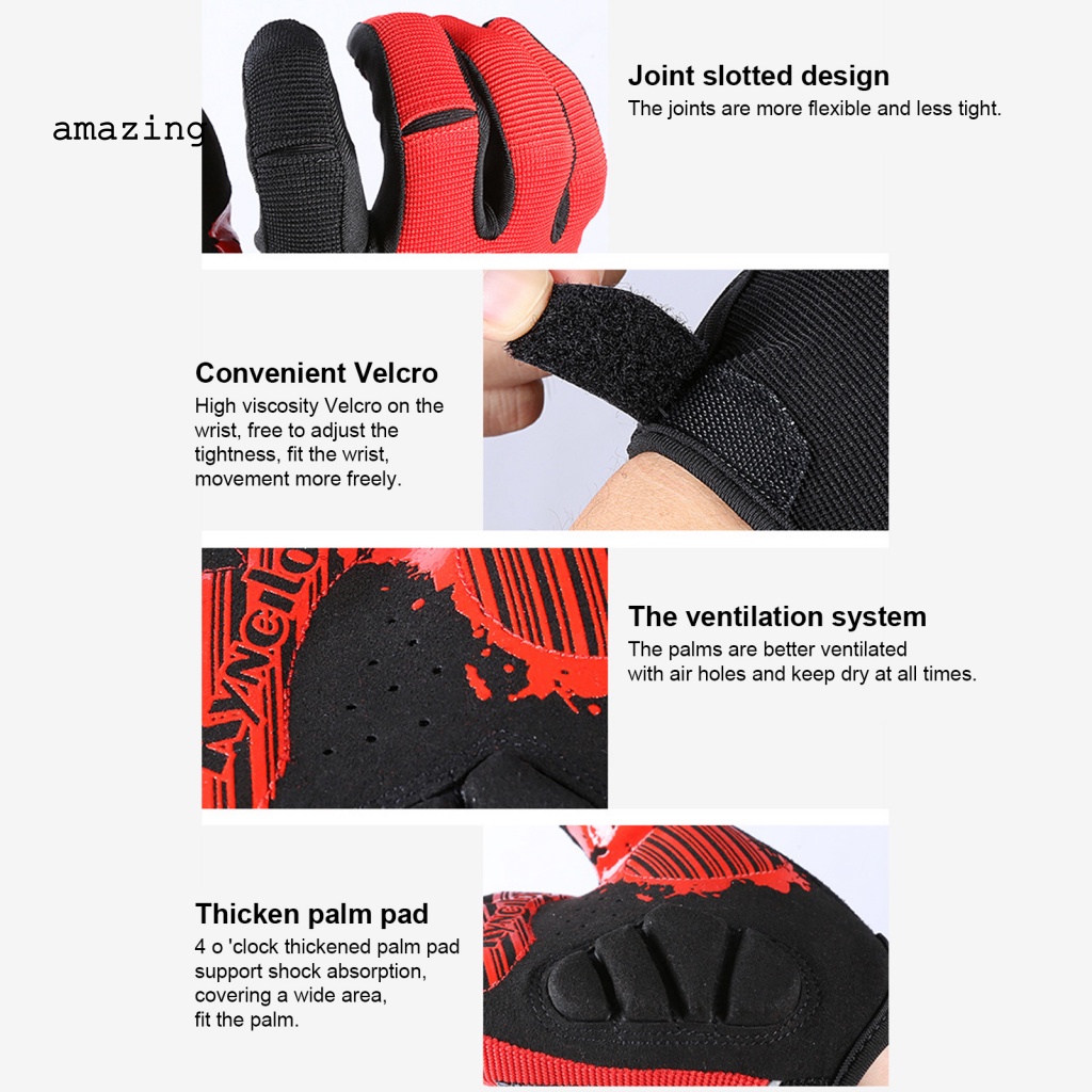 1 Đôi Găng Tay Dài Chống Trượt Chống Ẩm Dùng Lái Xe Thể Thao