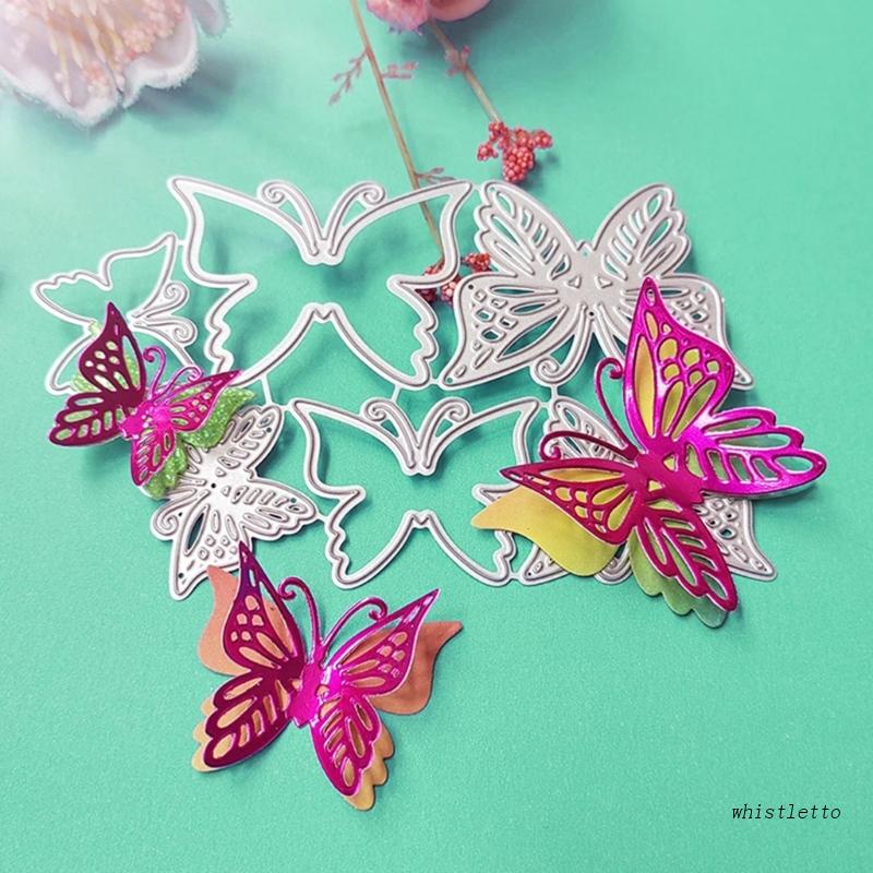 Khuôn Cắt Giấy Kim Loại Hình Bươm Bướm