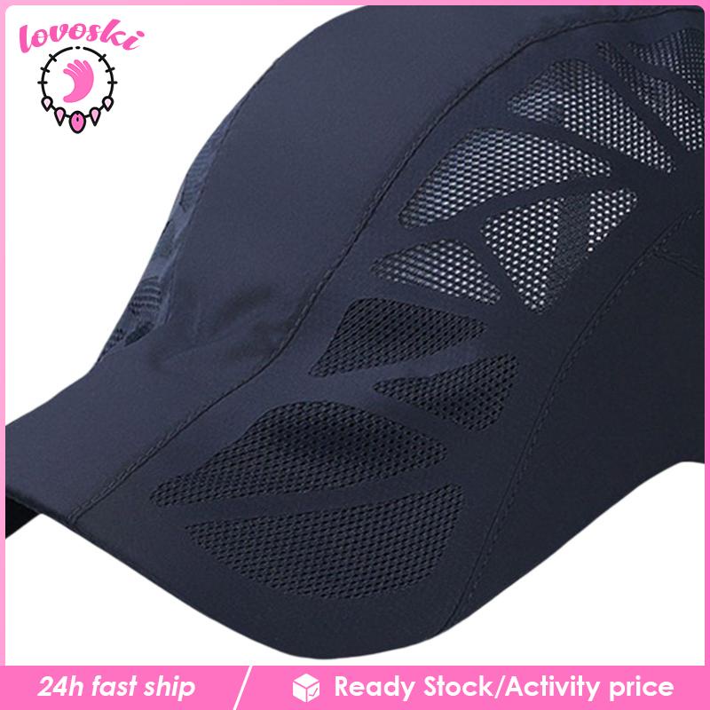 Mũ Lưỡi Trai Phối Lưới Nhanh Khô Thời Trang Mùa Hè Cho Nam Và Nữ