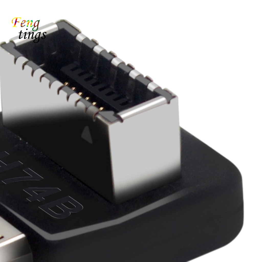 Bộ Nối Bo Mạch Chủ Tốc Độ Cao USB3.1 Type-C - E 90 Độ Cho Máy Tính