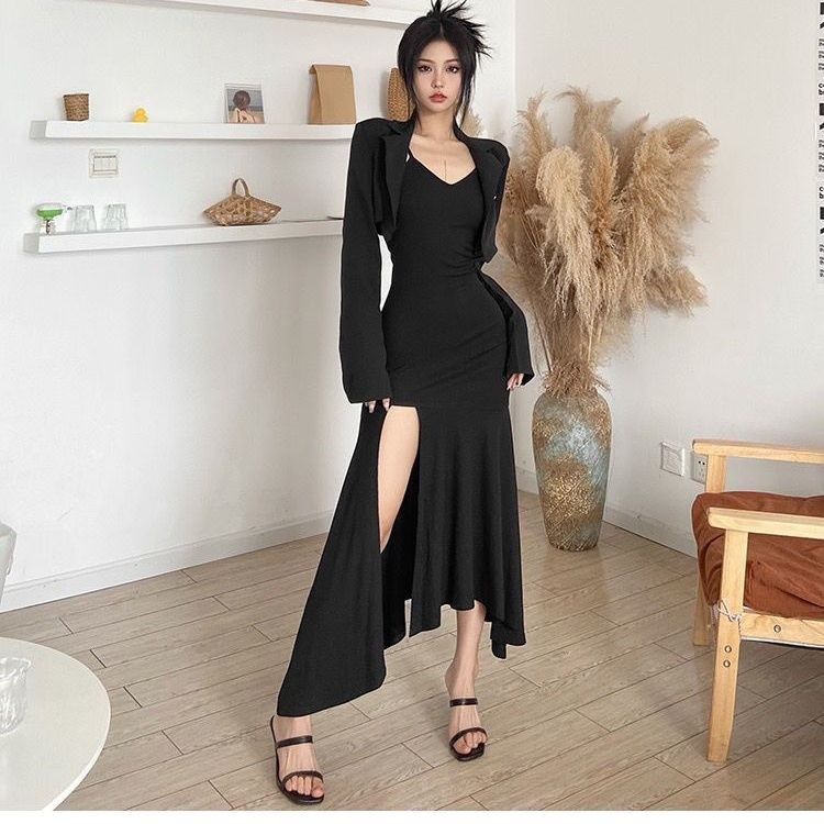 Đầm Đuôi Cá Lệch Tà Quyến Rũ Thời Trang Hè Cho Nữ