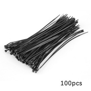 100pcs practical 2.2 x 150mm nylon plastic cable ties zip fasten wire wrap strap