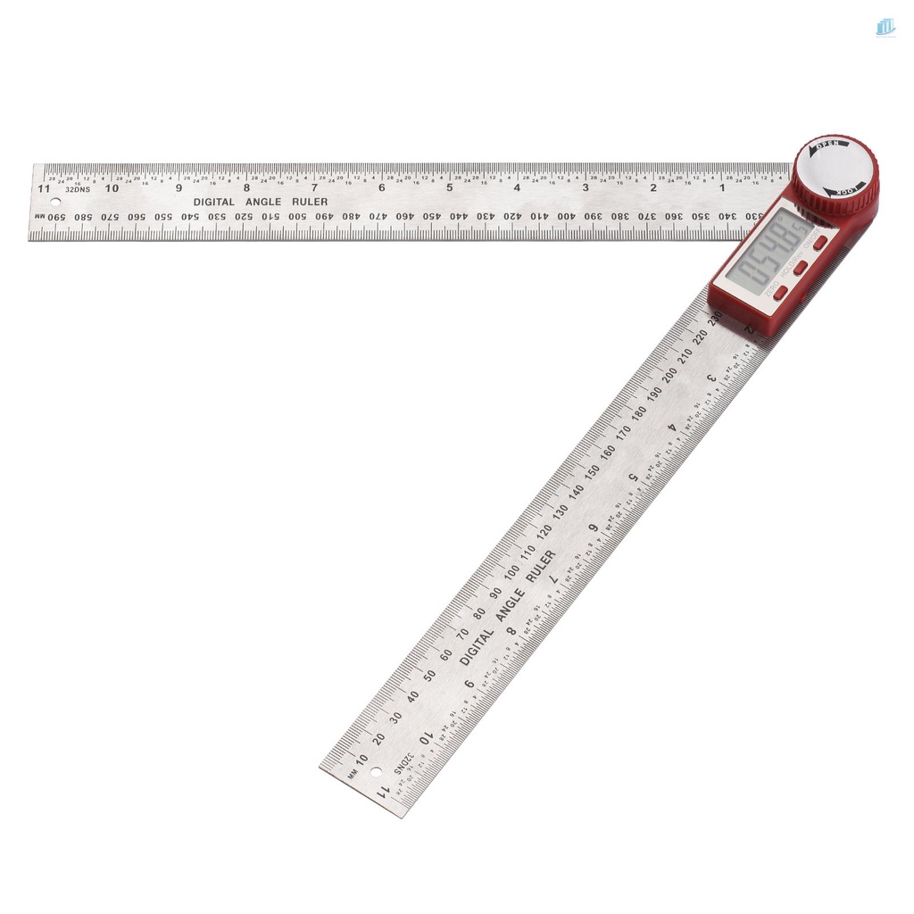 Thước Đo Góc Kỹ Thuật Số Bằng Thép Không Gỉ 11inch / 300mm Có Màn Hình LCD