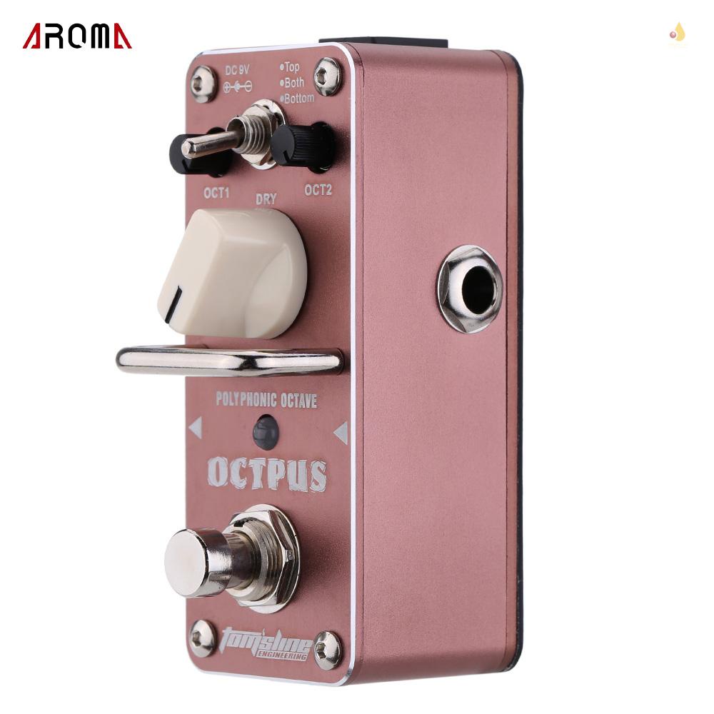 Bàn Đạp Hiệu Ứng Đàn Guitar Điện AOS-3 Octpus Polyphonic Mini Hiệu Ứng Đơn
