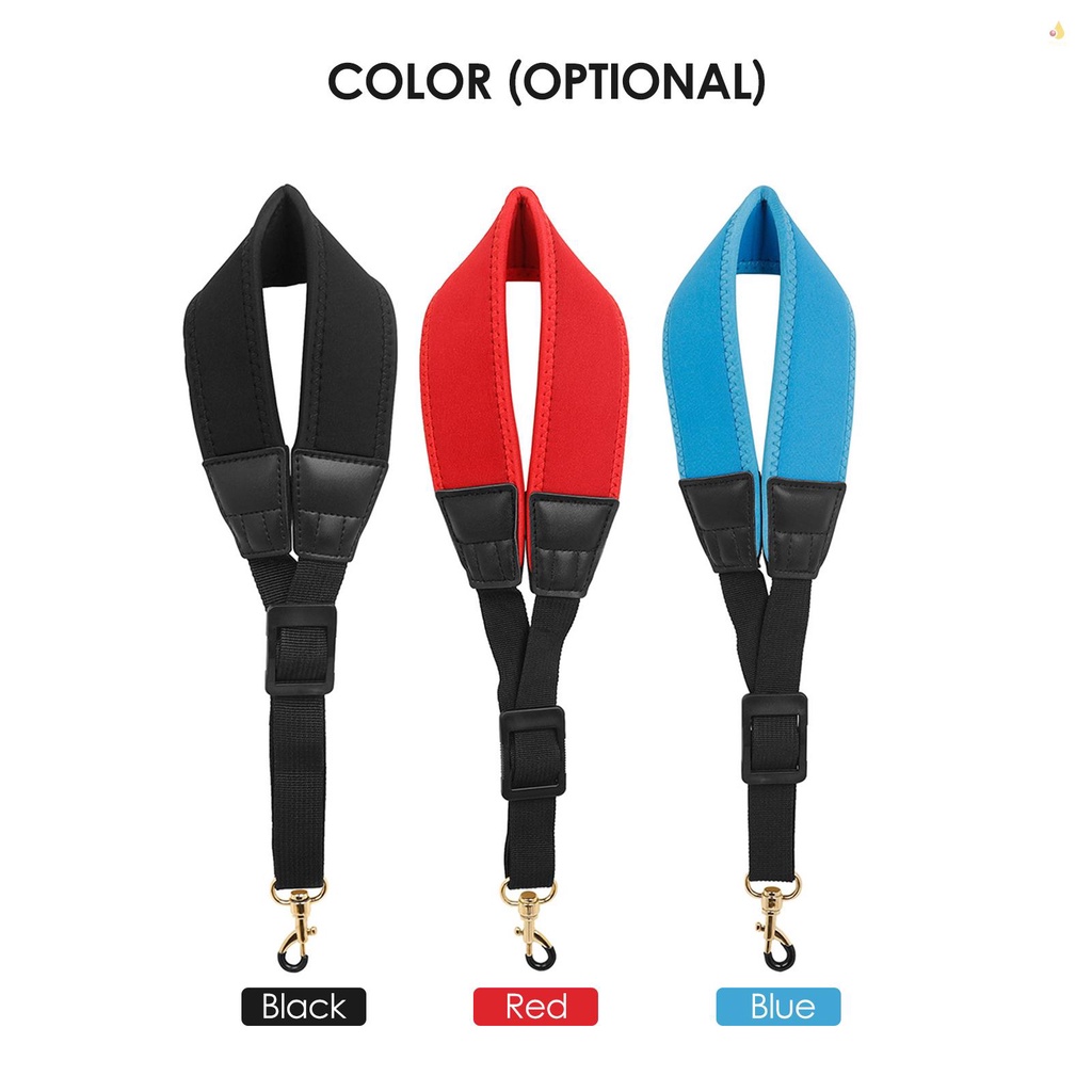 Dây Đeo Kèn Saxophone Bằng Nylon Có Móc Kim Loại Tùy Chỉnh Tiện Dụng Cho Tenor / Soprano / Alto Saxophones Clarinet