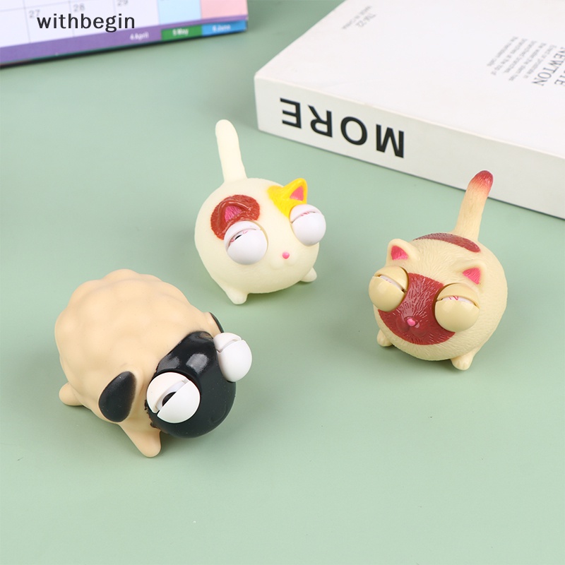 1 Đồ Chơi Bóp Hình Chú Cừu / Mèo Giúp Giải Tỏa Căng Thẳng