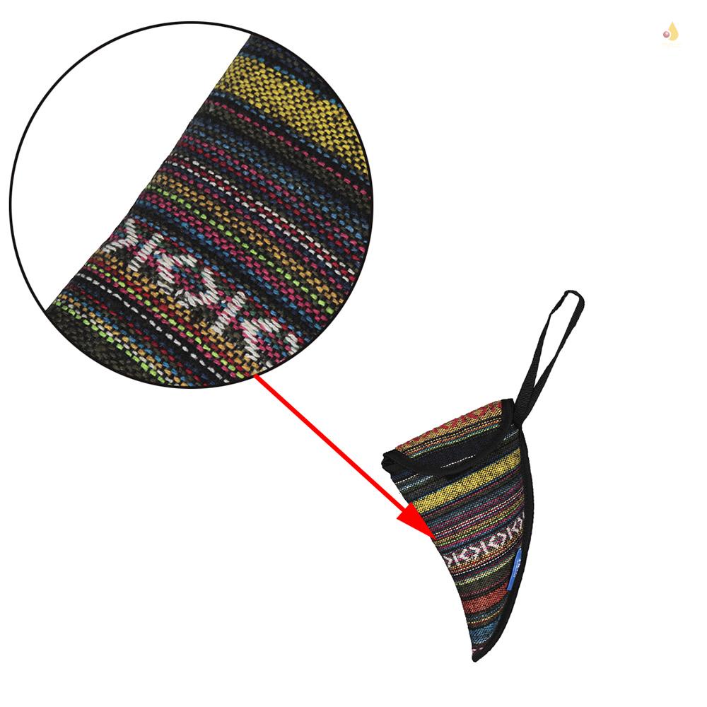 Túi Đựng Kèn Ocarina Chất Liệu Cotton Họa Tiết Thổ Cẩm Kèm Tay Cầm Tiện Dụng