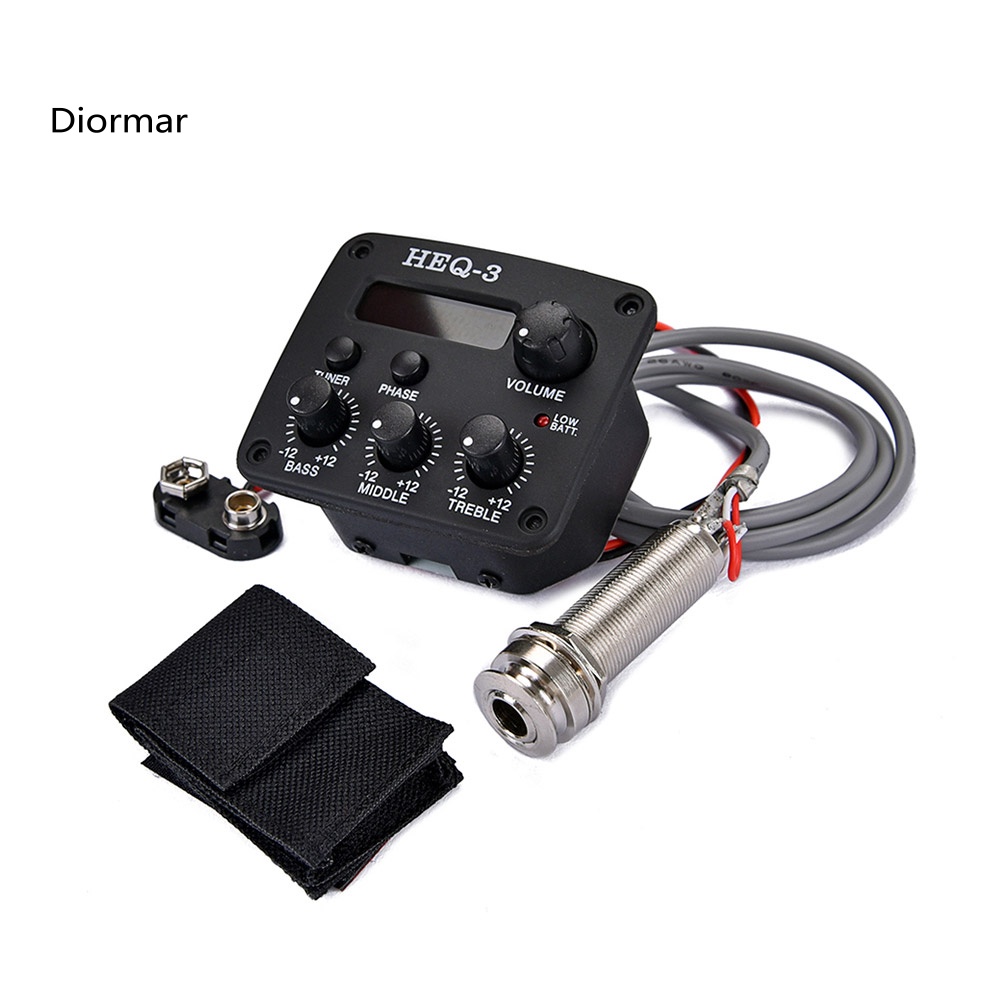 Thiết Bị Chỉnh Dây Đàn Guitar 3 Băng Tần Chuyên Nghiệp EQ