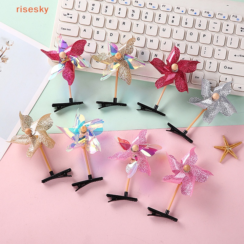 [risesky] Cối Xay Gió Nhỏ Nhiều Màu Dễ Thương Vui Nhộn Phong Cách Hàn Quốc Cho Bé#Kẹp Tóc Thời Trang 39; 39; s