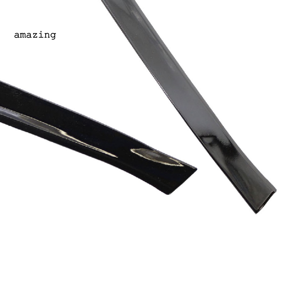 Bộ 2 Miếng Dán Trang Trí Cửa Sổ Xe Hơi VW Golf 6 Normal Edition 09-13 Bằng ABS Màu Đen Dễ Lắp Đặt